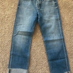 BKE Women's Straight Leg Jeans in Blue